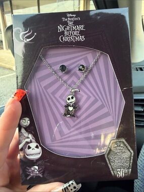 Disney The Nightmare Before Christmas Purple Box Jack Skellington Set